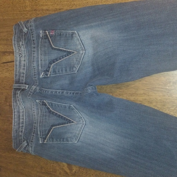 Vigoss The Chelsea Skinny Medium Wash Distressed Jeans 28 - Picture 7 of 8